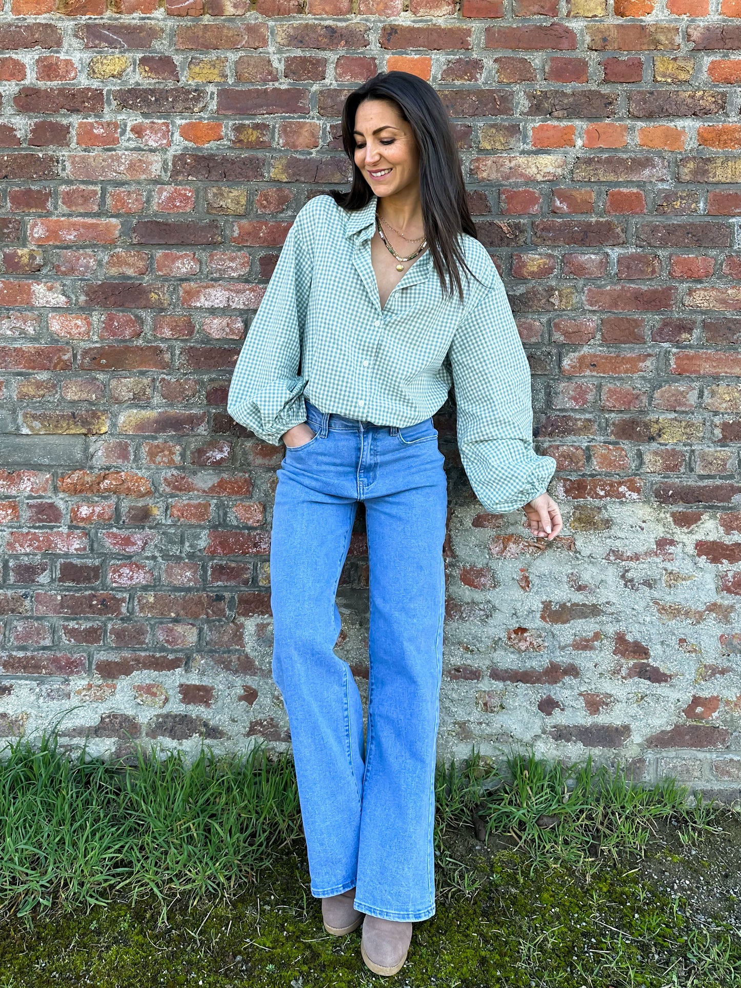 Chemisier | VICHY VERT
