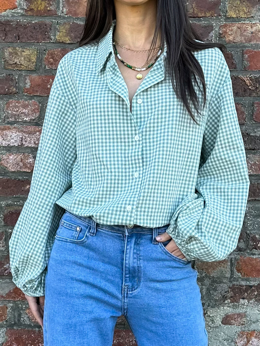 Chemisier | VICHY VERT