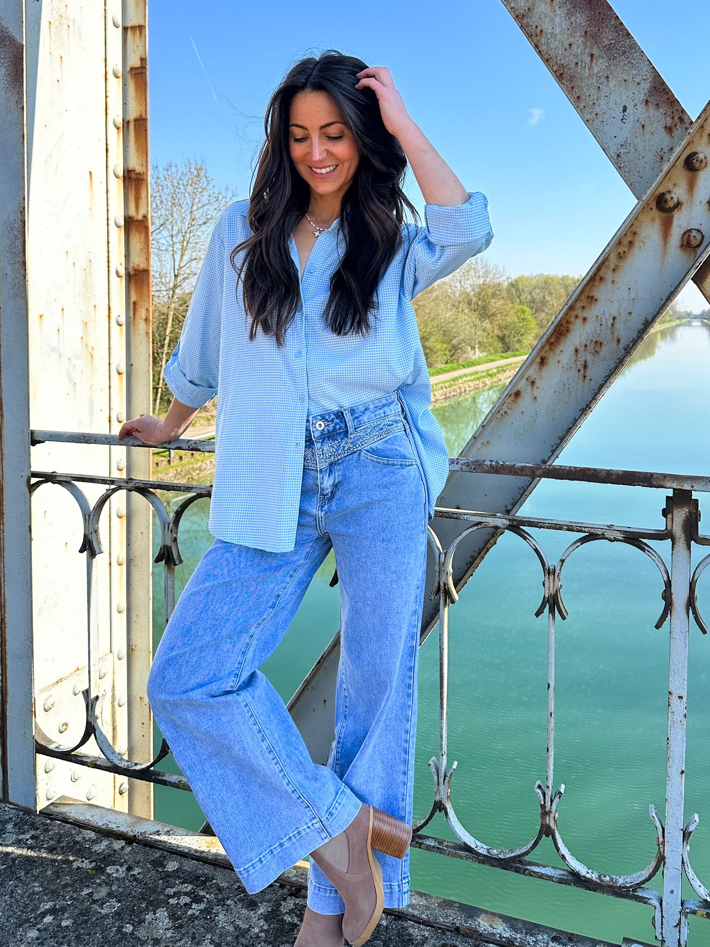 Chemisier | VICKY BLEU CIEL
