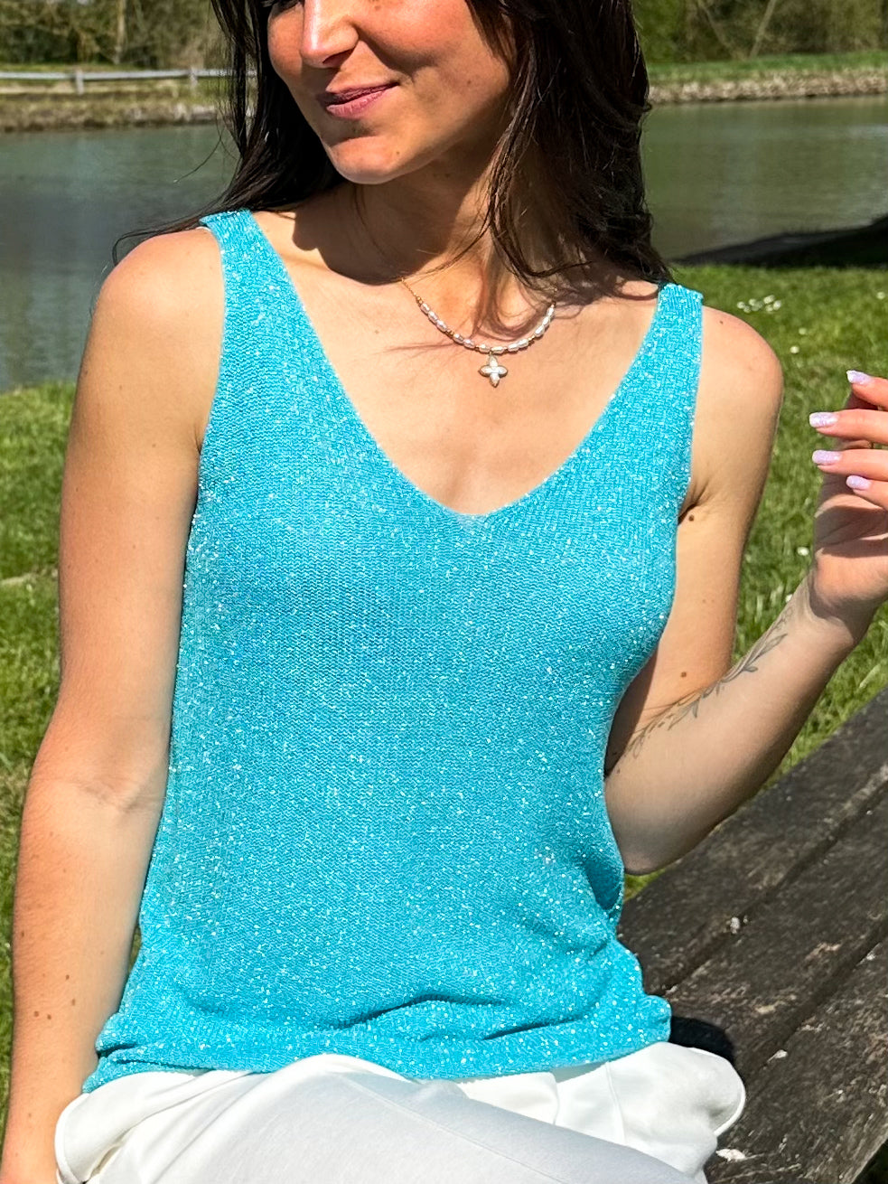 Débardeur | SERENA TURQUOISE
