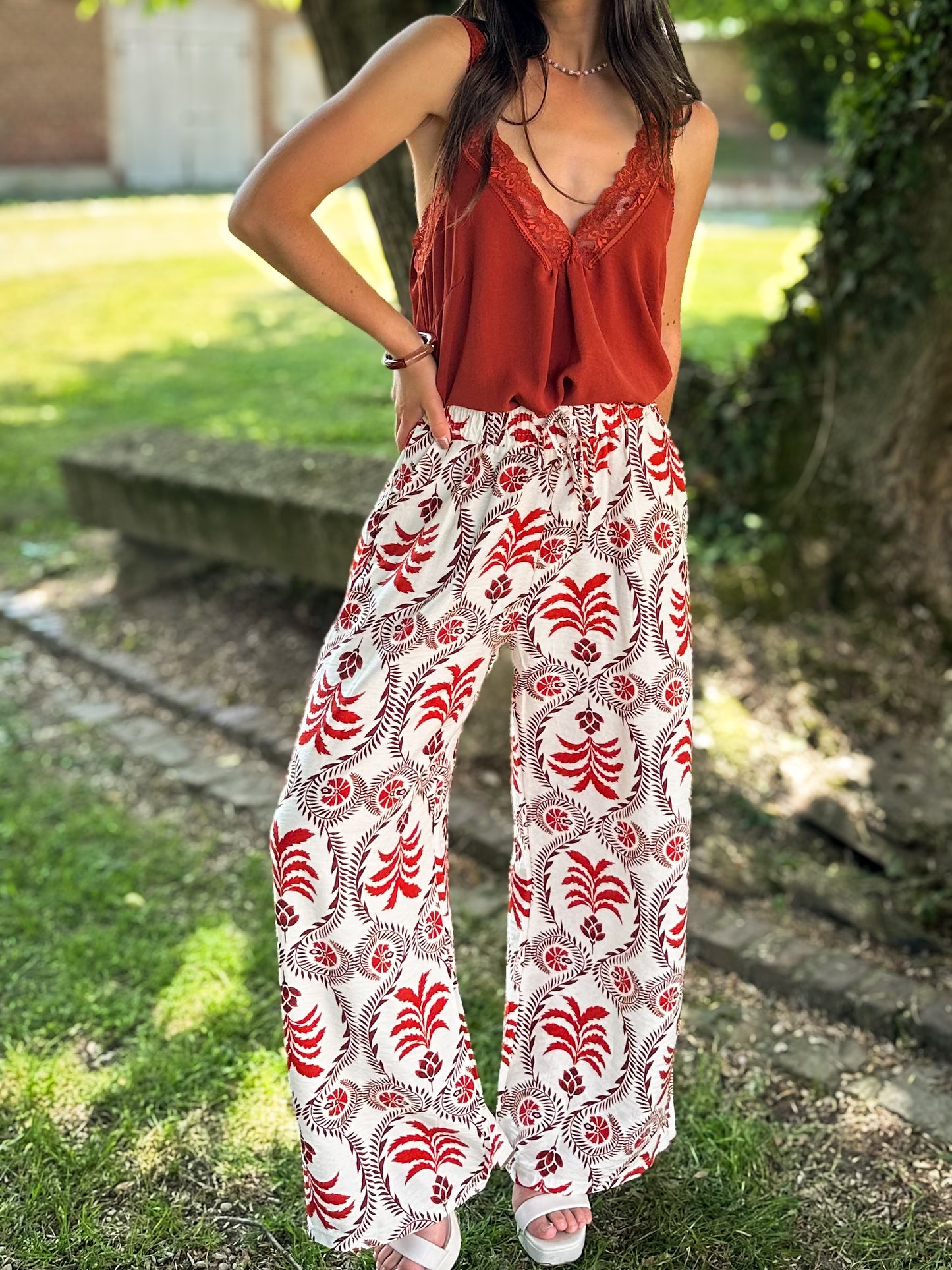 Pantalon | PALMA TERRACOTTA