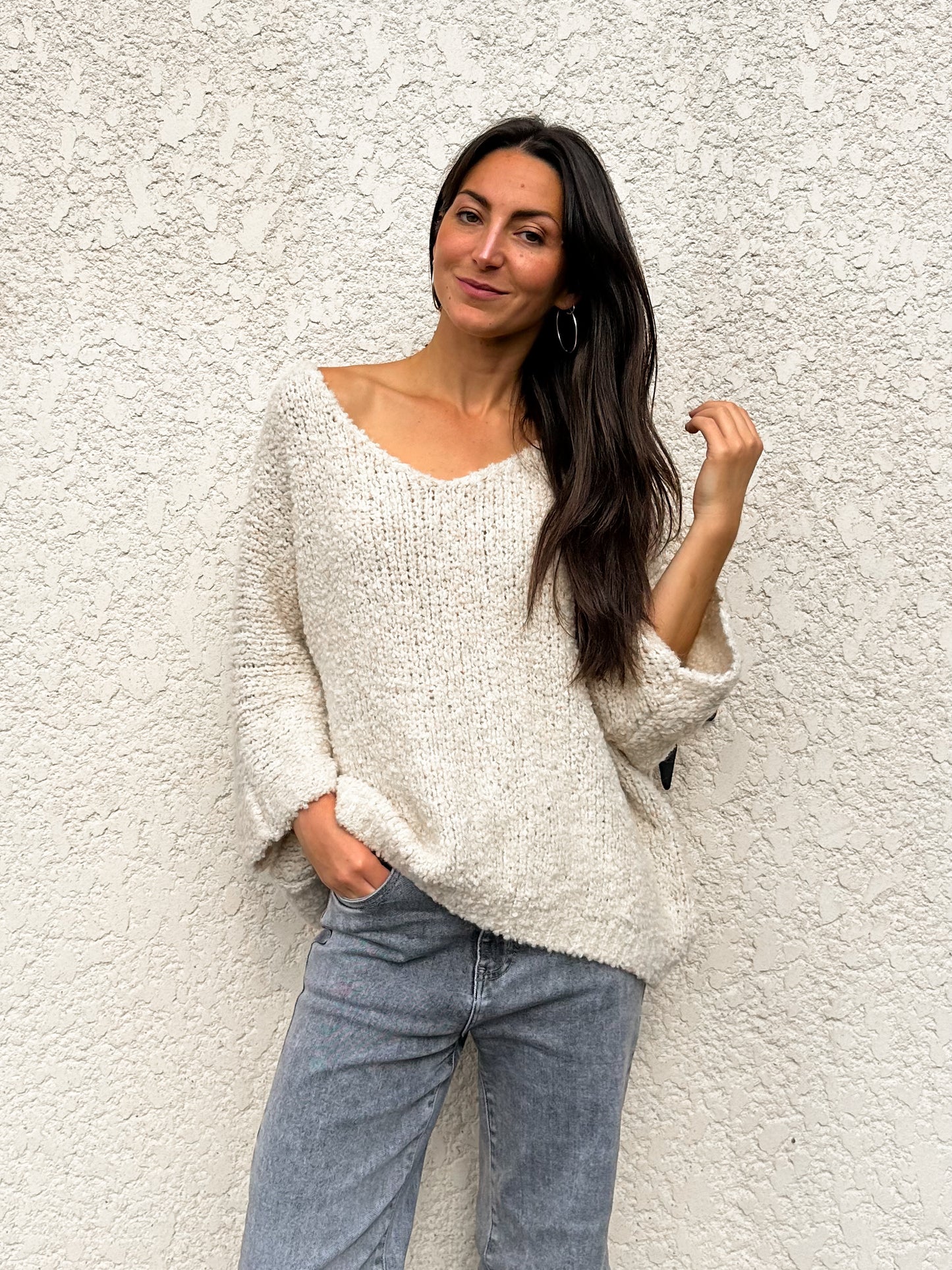 Pull | BOUCLETTE BEIGE