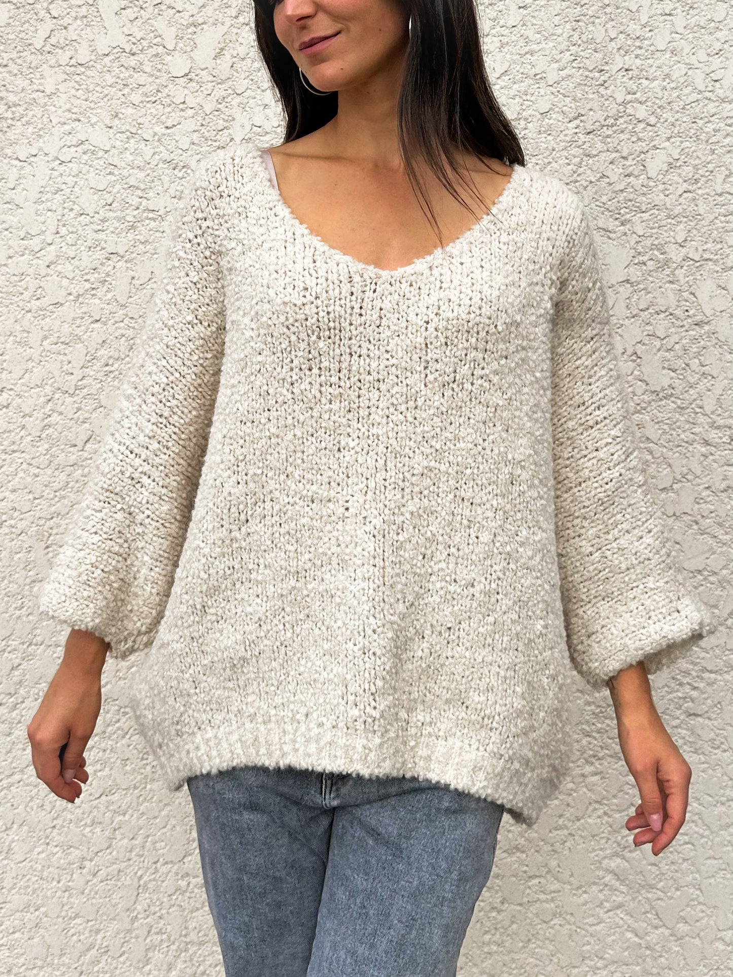Pull | BOUCLETTE BEIGE