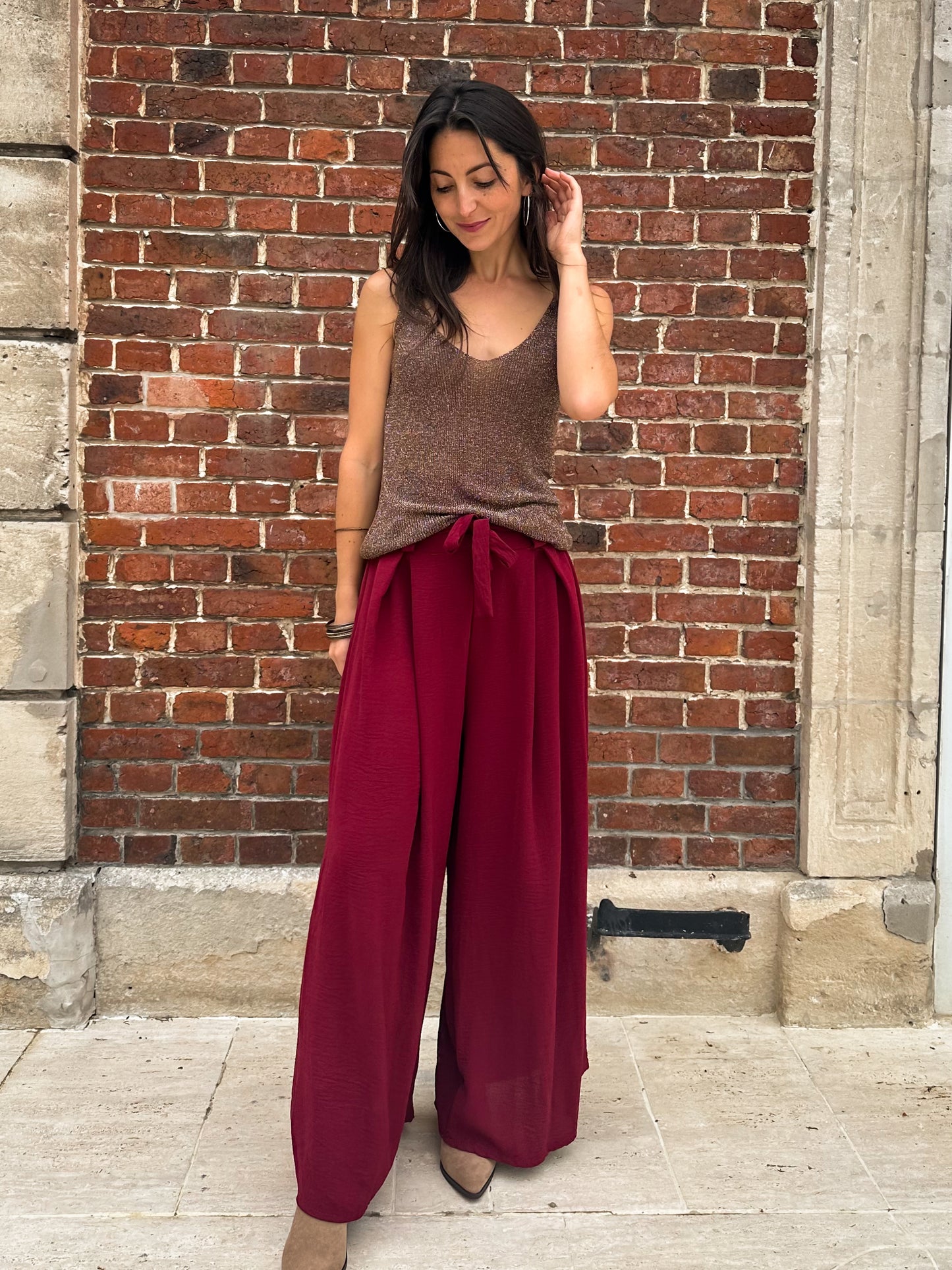 Pantalon | LOUNA BORDEAUX