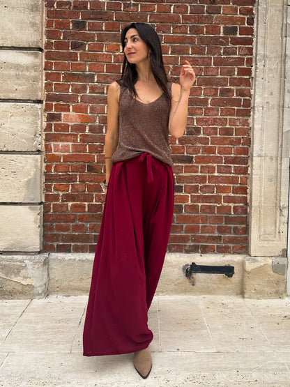 Pantalon | LOUNA BORDEAUX