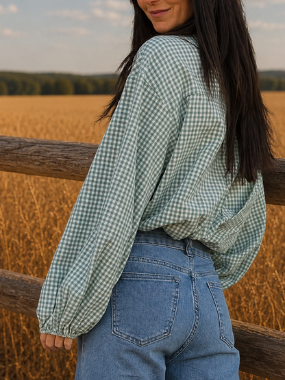 Chemisier | VICHY VERT