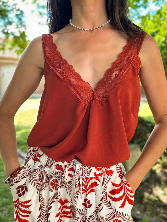 Débardeur | MARGOT TERRACOTTA