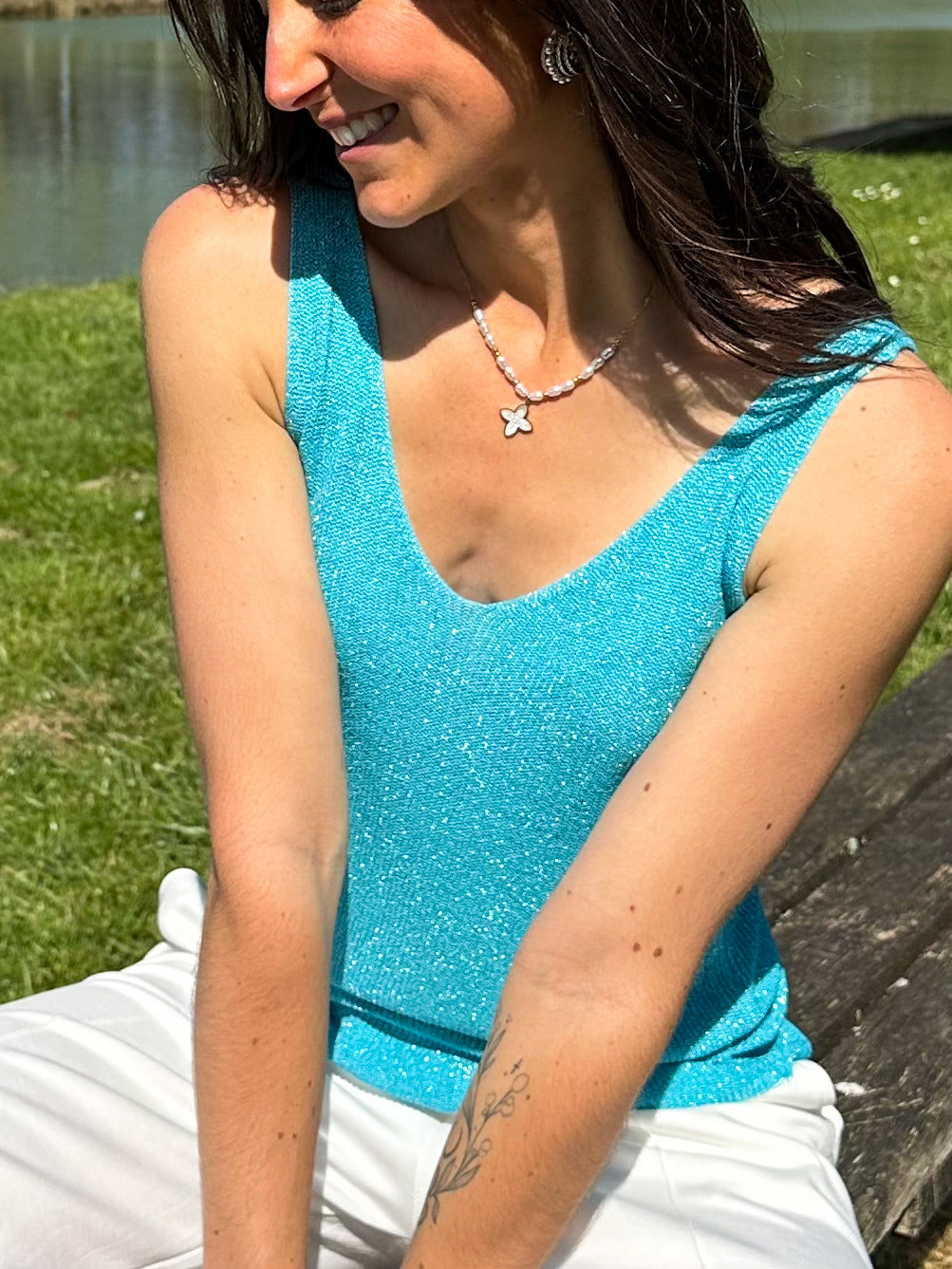 Débardeur | SERENA TURQUOISE