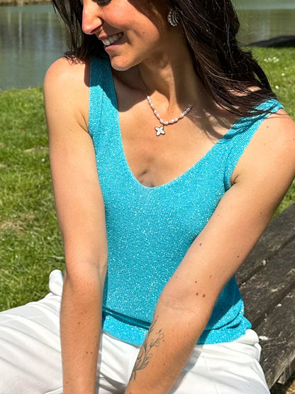 Débardeur | SERENA TURQUOISE