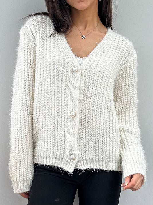 Gilet | CALISTA BLANC NACRÉ