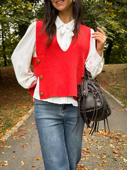 Gilet | NAOMI TERRACOTTA