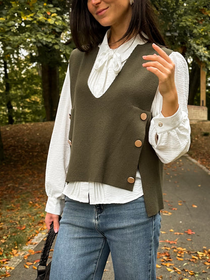 Gilet | NAOMI KAKI