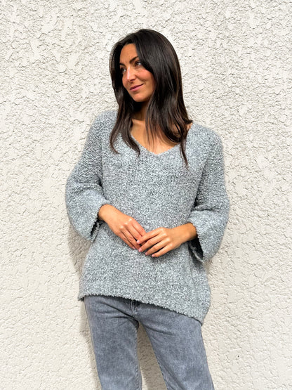 Pull | BOUCLETTE GRIS