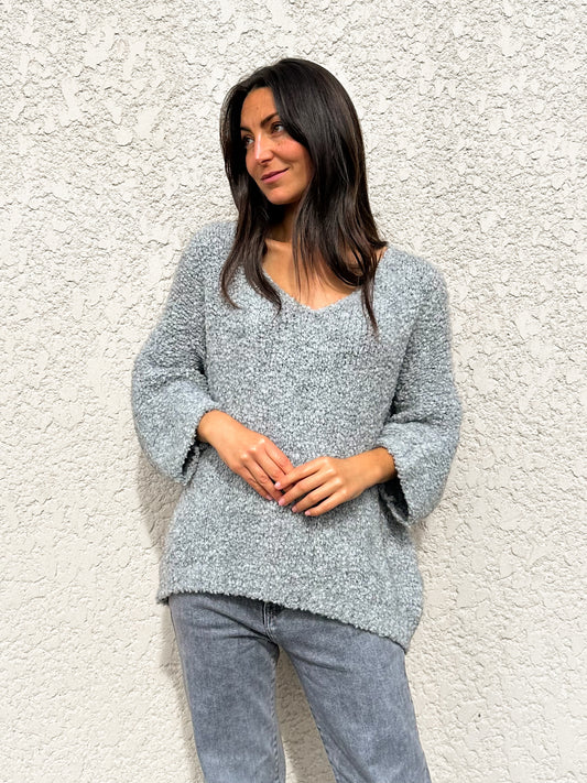 Pull | BOUCLETTE GRIS