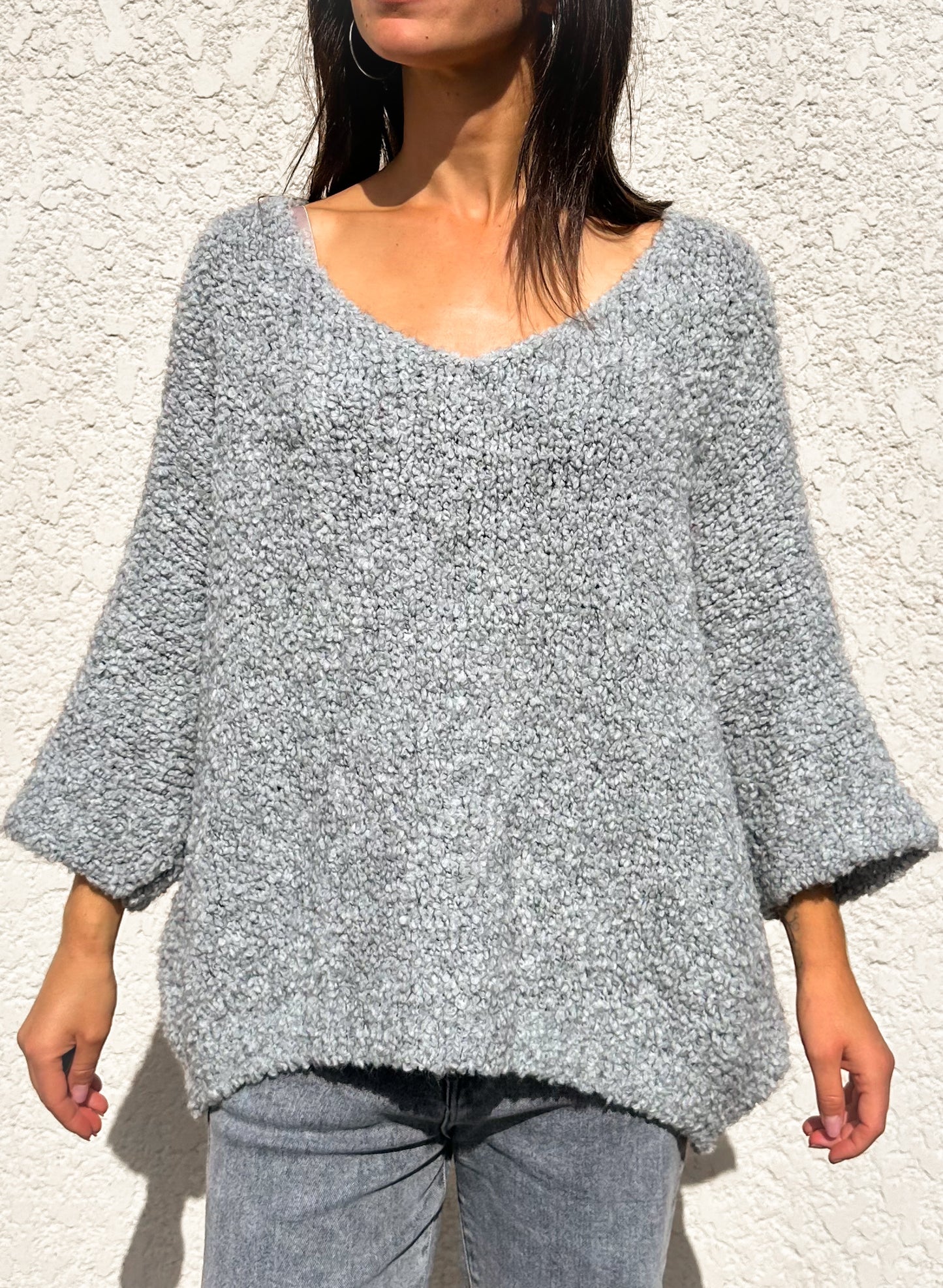 Pull | BOUCLETTE GRIS