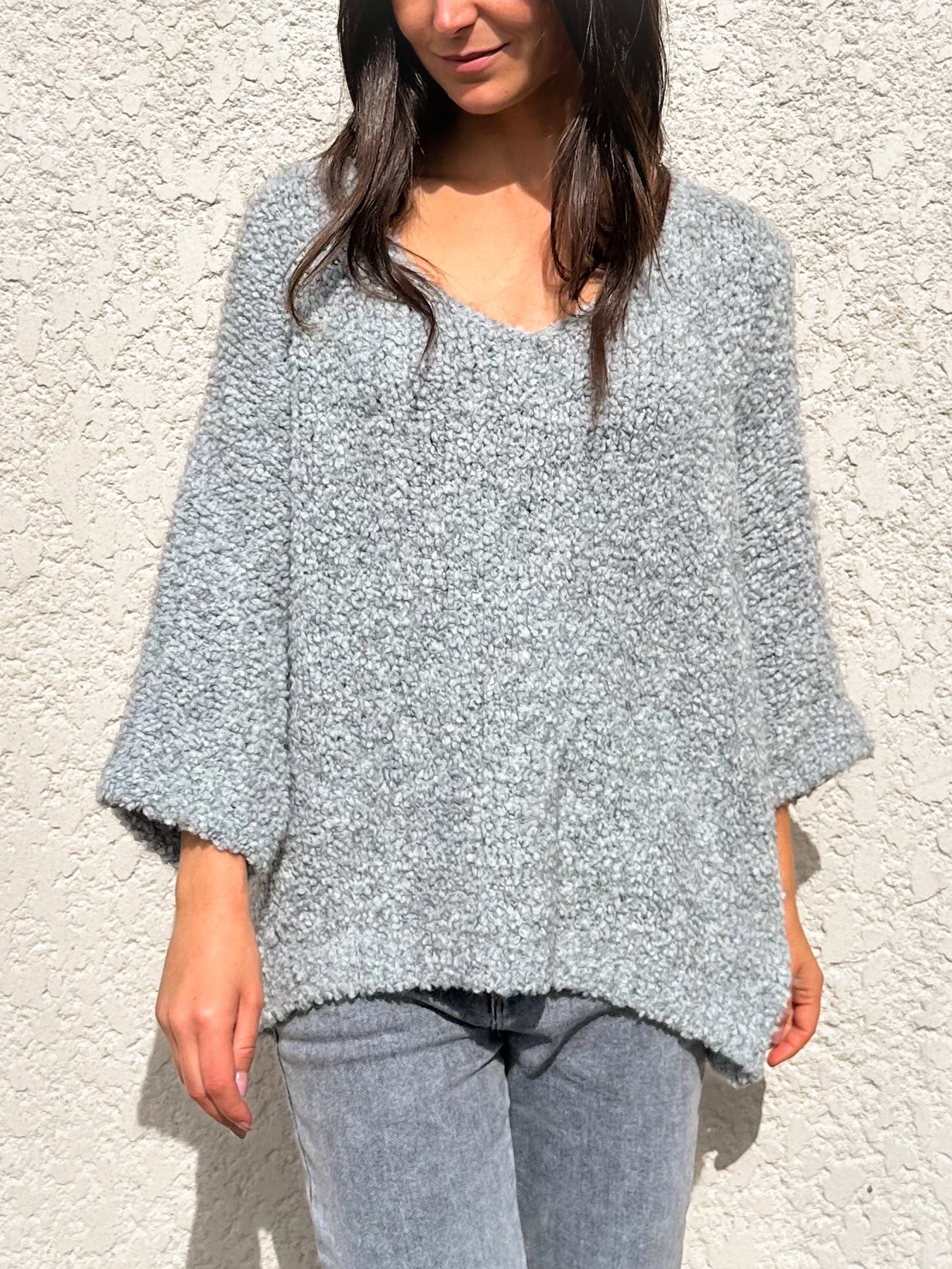 Pull | BOUCLETTE GRIS