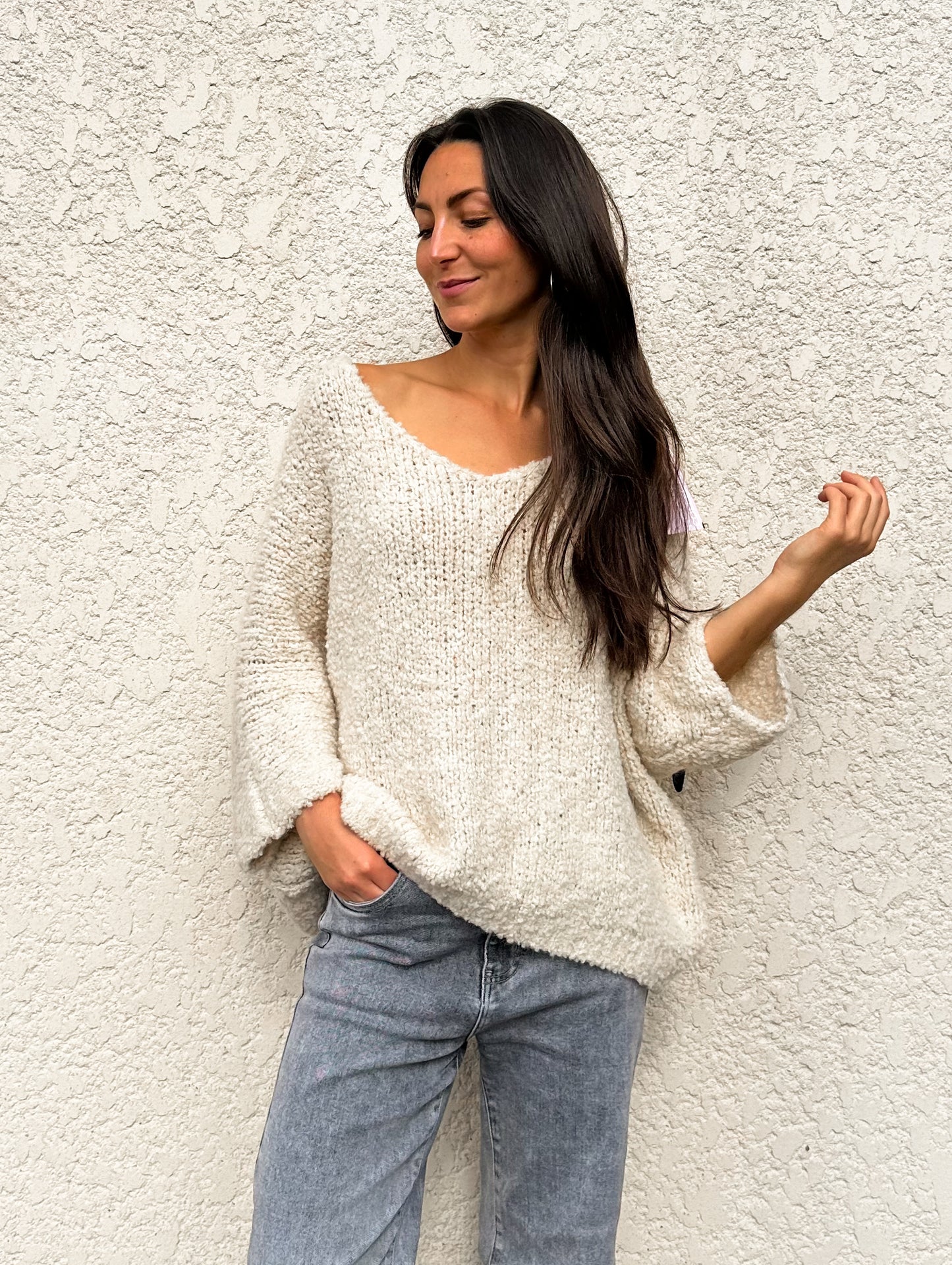 Pull | BOUCLETTE BEIGE