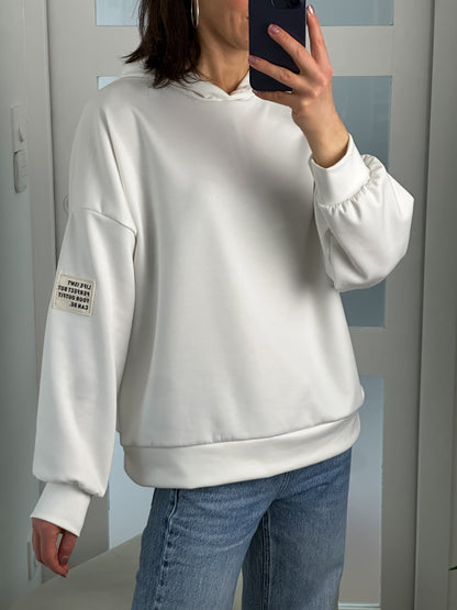 Sweat | HOODIE BLANC