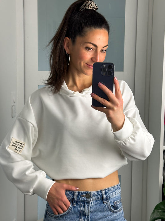 Sweat | HOODIE BLANC