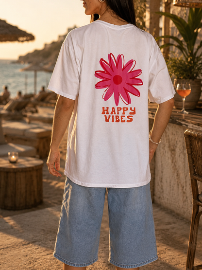 T-Shirt | VIBES BLANC