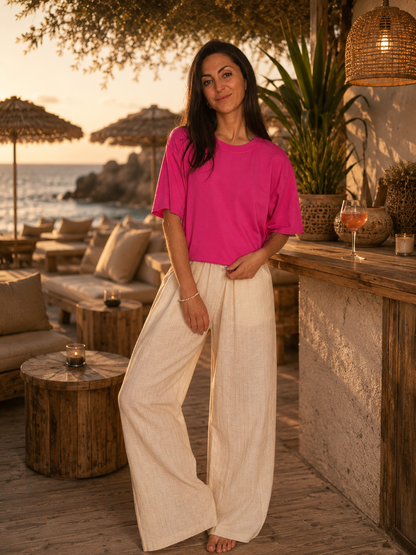 T-Shirt | VIBES FUCHSIA