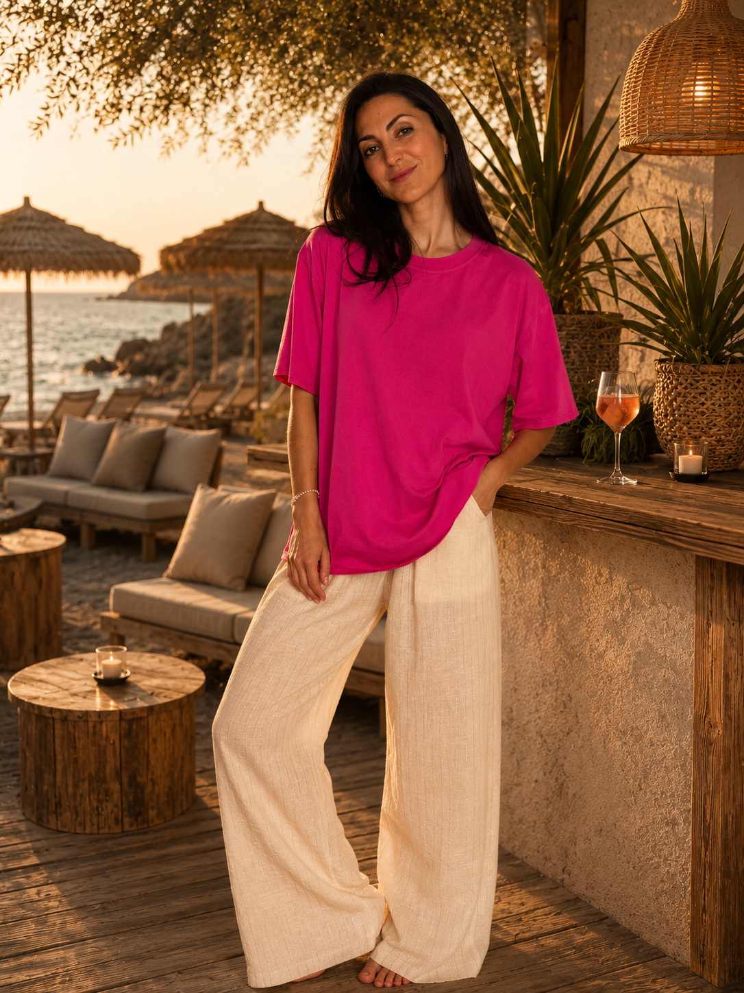 T-Shirt | VIBES FUCHSIA